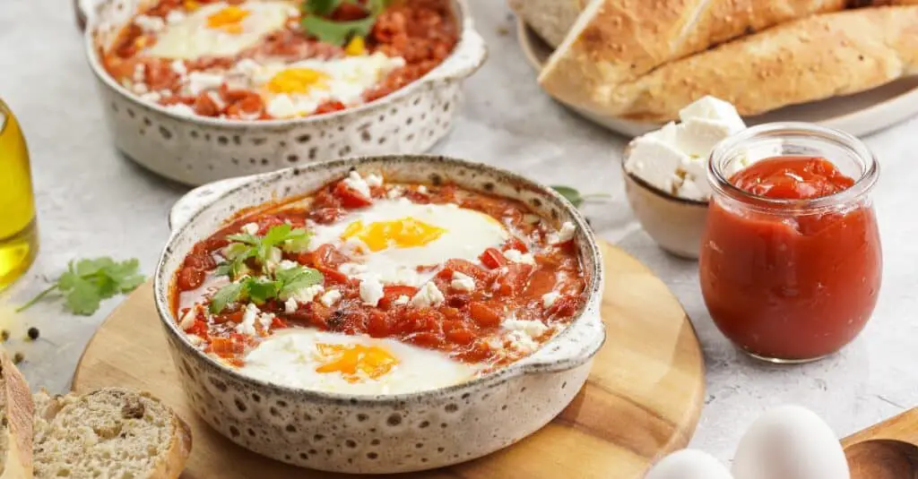 Shakshouka Gourmande avec Œufs pochés au Thermomix : Saveurs Méditerranéennes