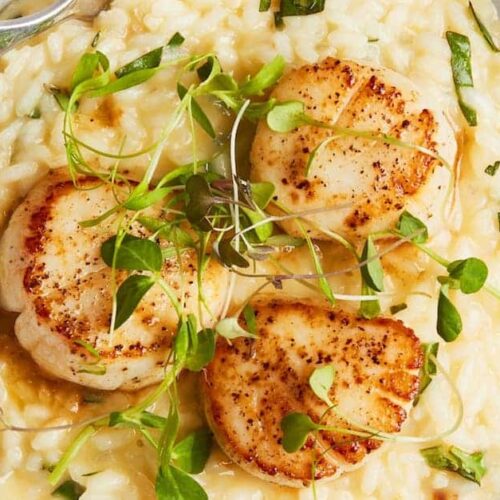 Risotto Crémeux aux Noix de Saint-Jacques au Thermomix