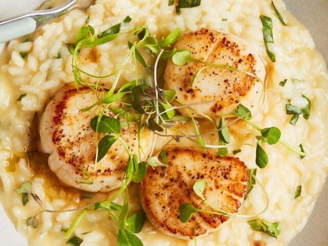 Risotto Crémeux aux Noix de Saint-Jacques au Thermomix