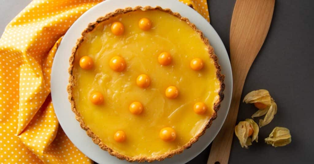 Tarte au Citron et Physalis au Thermomix : Crémeuse et Succulente