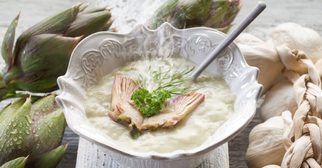 Soupe Crémeuse D'Artichauts Au Thermomix : Recette Parfaite