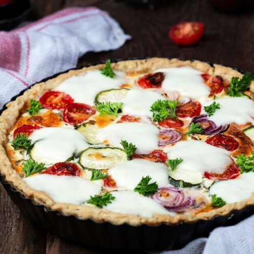 Tarte aux Courgettes Tomates et Mozzarella au Thermomix : Un Festival de Saveurs dans Votre Assiette