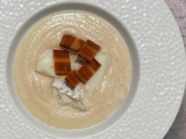 Soupe de chou-fleur morue et bacon au Thermomix : Un Délice Réconfortant