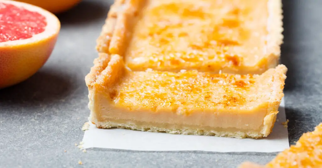Tarte à la crème de pamplemousse au Thermomix : un soleil d'hiver