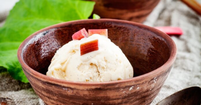 Crème Glacée à la Rhubarbe et à la Vanille au Thermomix : Une Douceur Rafraîchissante et Parfumée