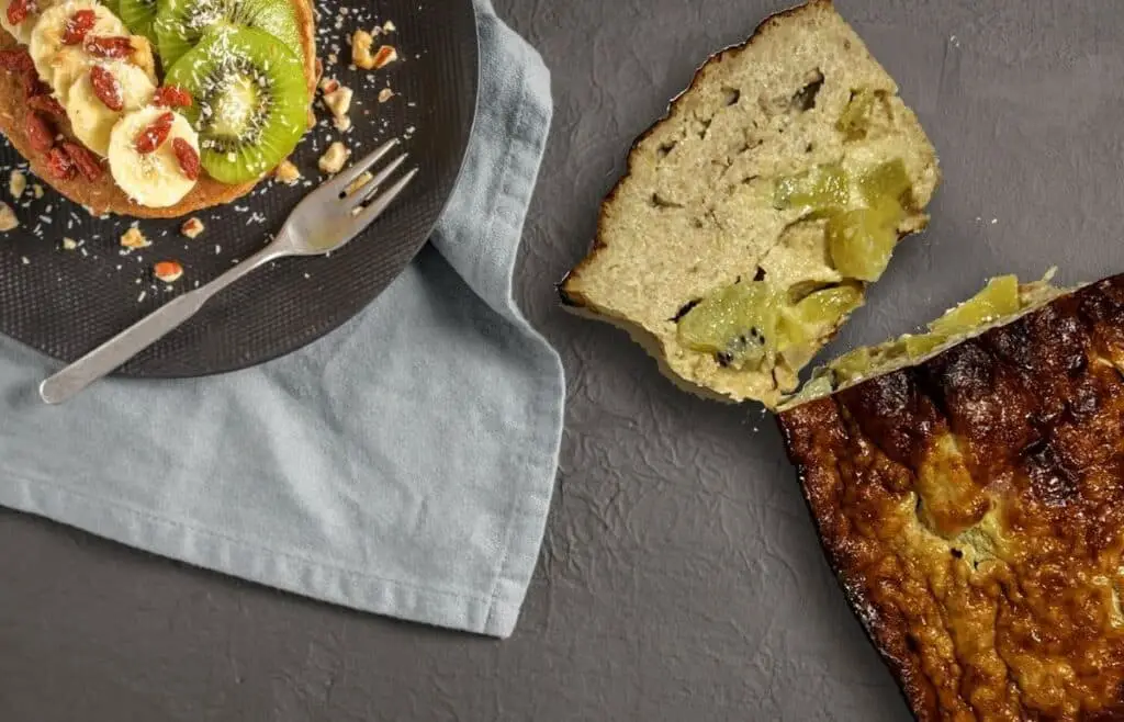 Cake flocons d’avoine et kiwi au Thermomix : Délice Fruité