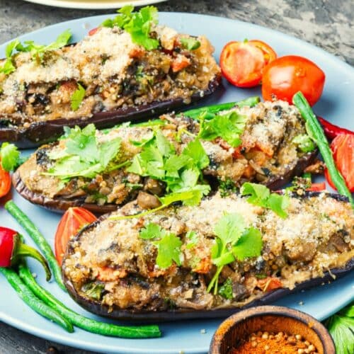 Aubergines Farcies aux Champignons et Tomates au Thermomix : Un Plat Savoureux et Sain