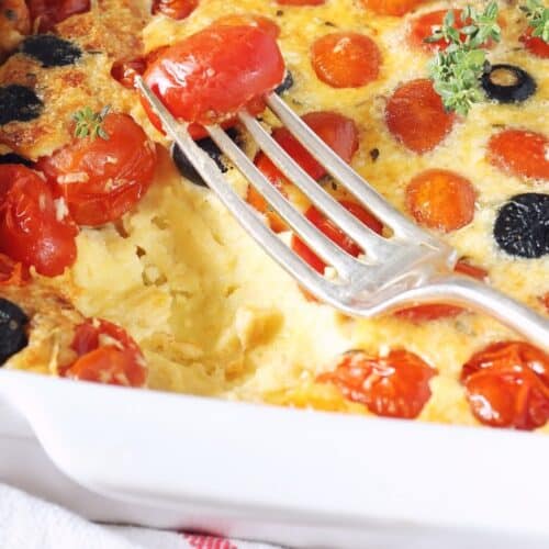 Clafoutis aux Tomates Cerises et Olives au Thermomix : Un Plat Méditerranéen Savoureux