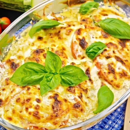 Gratin de Courgettes et Tomates à la Crème Sure au Thermomix : Un Délice Savoureux et Crémeux
