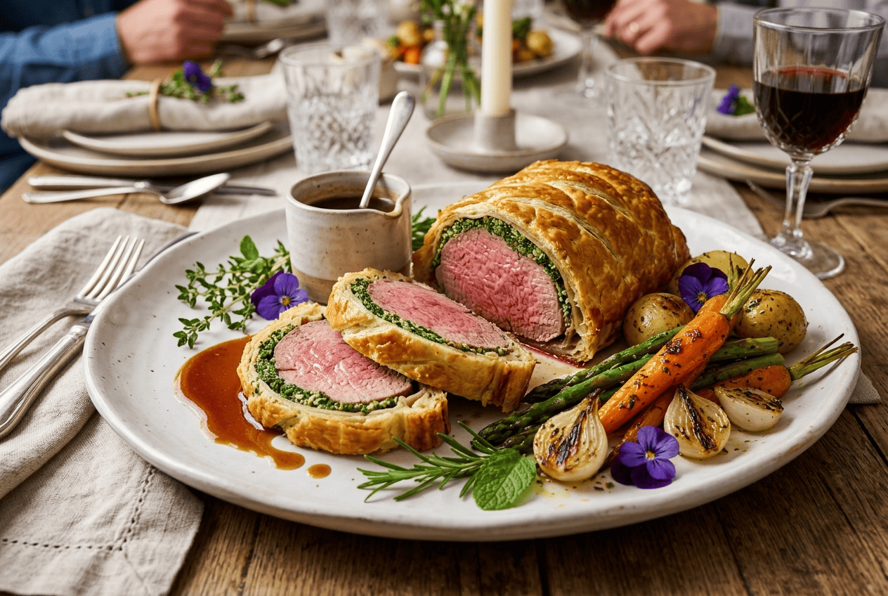 Agneau en Croute d Herbes au Thermomix