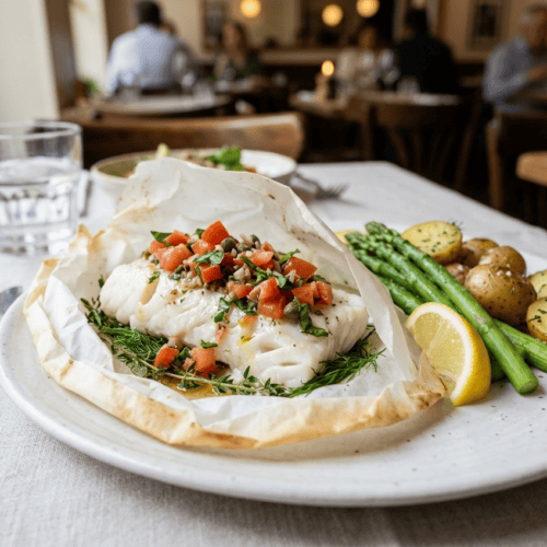 cabillaud papillote au thermomix