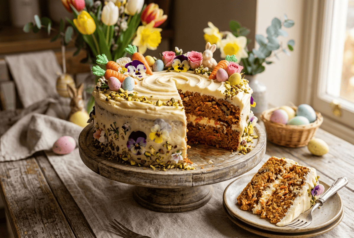 Carrot Cake de Pâques Moelleux au Thermomix