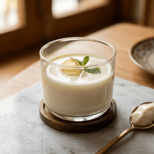Ginger Milk Pudding au Thermomix
