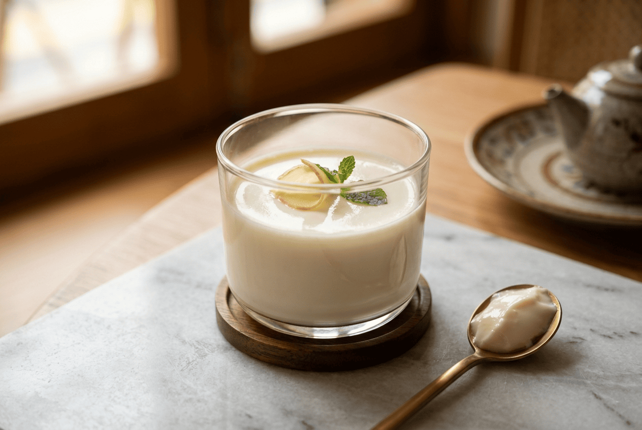 Ginger Milk Pudding au Thermomix