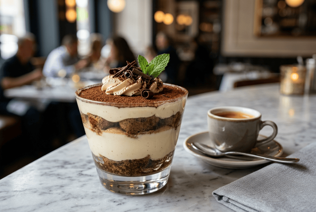 Tiramisu Panna Cotta au Thermomix