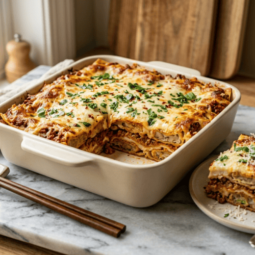 dumpling lasagna au thermomix recette virale tiktok