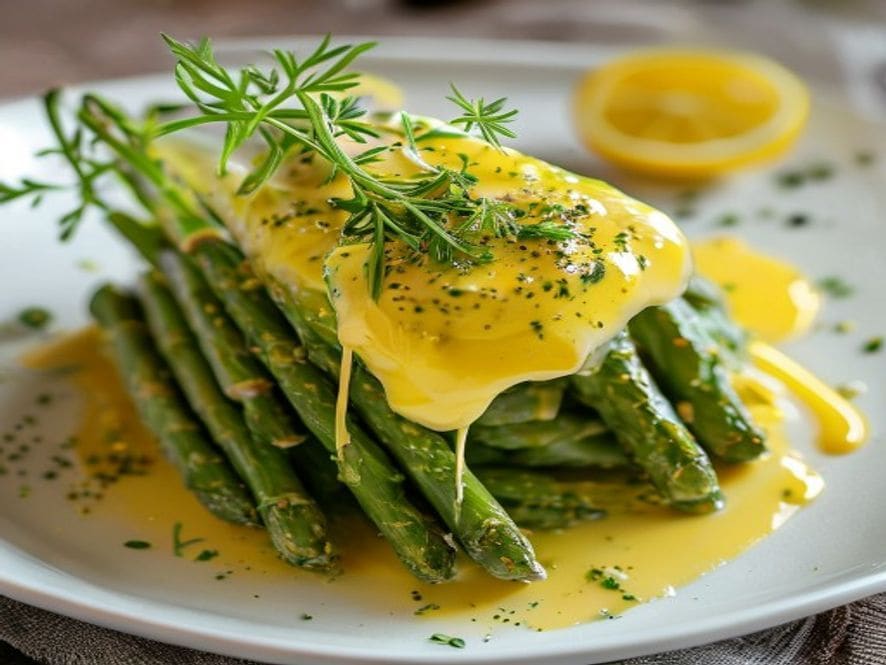 Asperges Sauce Hollandaise au Thermomix