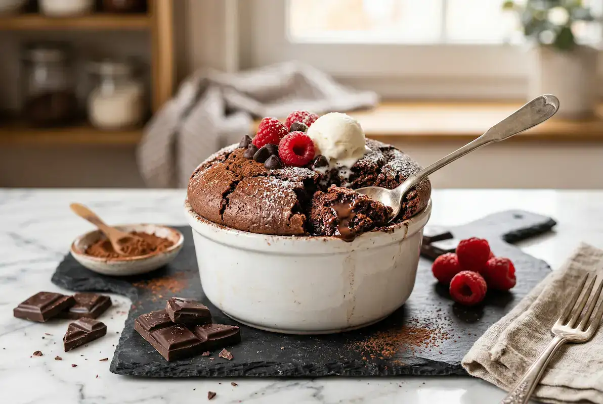 Bowl cake chocolat au Thermomix