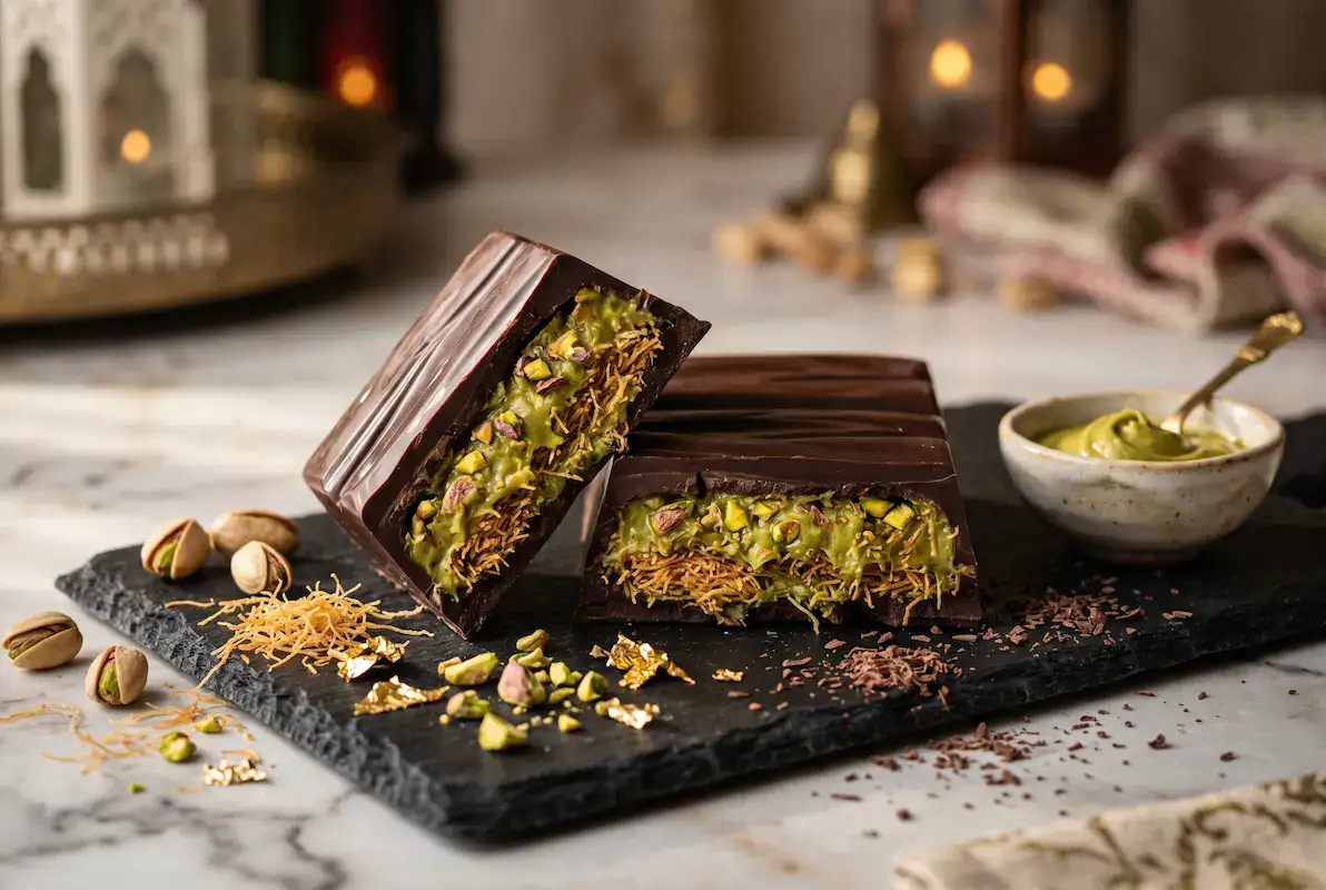 Dubai chocolate bar au Thermomix