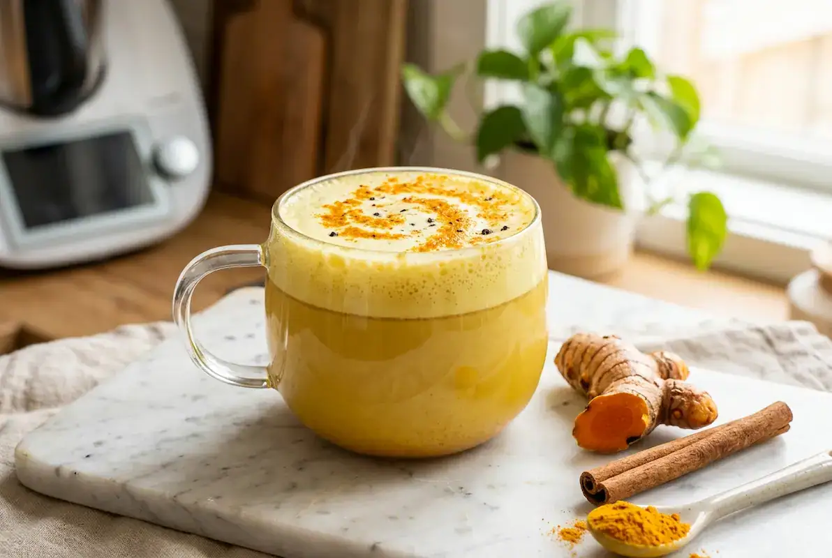 Golden Latte Curcuma au Thermomix : Recette Gourmande