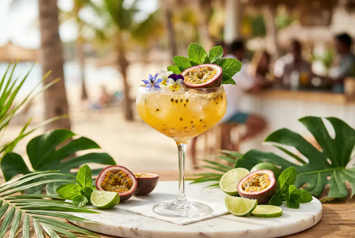 Mocktail fruits de la passion au Thermomix