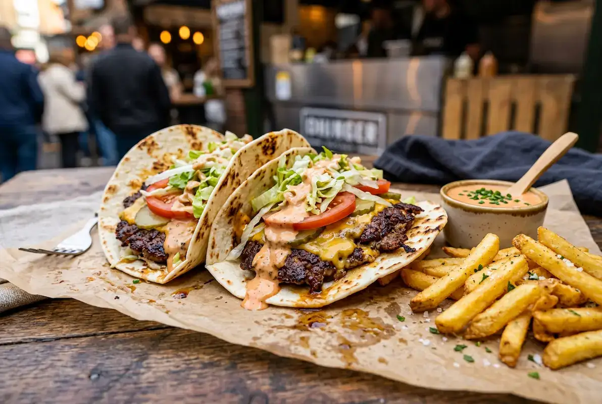 Smash Burger Tacos au Thermomix