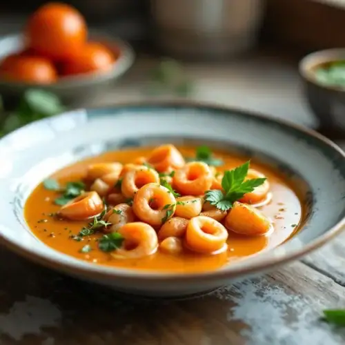 Soupe Thaï Coco Crevettes au Thermomix - Recette Thermomix