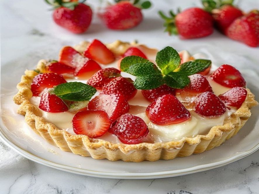 Tarte aux Fraises au Thermomix