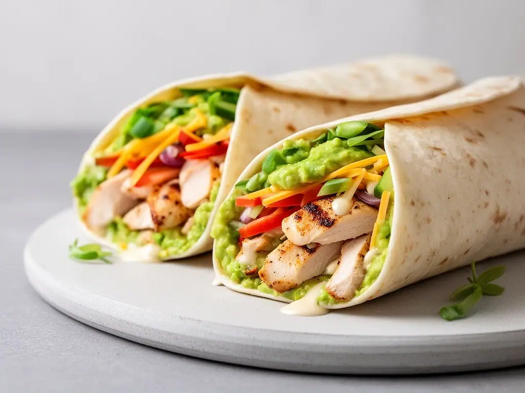 Wraps Poulet Avocat au Thermomix : Recette Gourmande