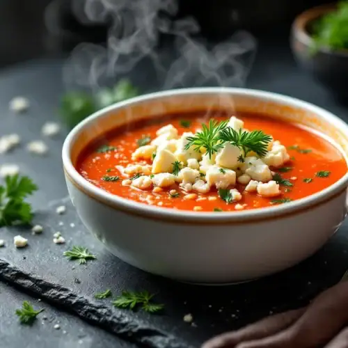 Gaspacho de pastèque et feta au Thermomix
