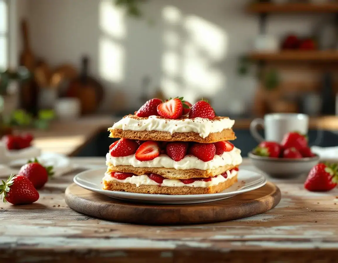 Tiramisu à la fraise au Thermomix