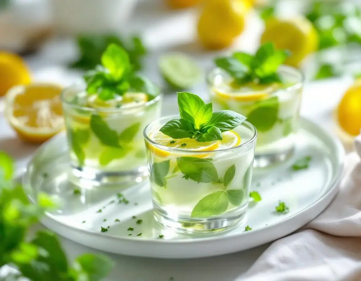 verrines citron basilic au thermomix