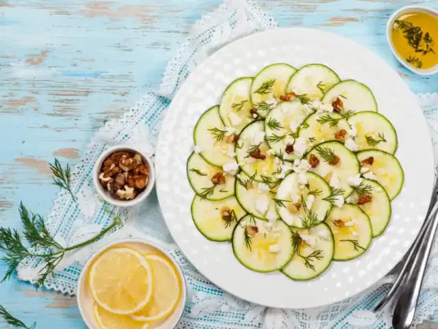 Carpaccio de Courgettes au Citron au Thermomix