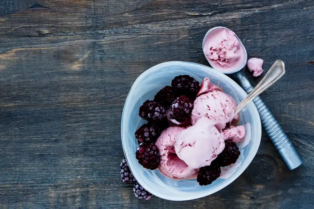 Glace au Yaourt et Fruits Rouges au Thermomix