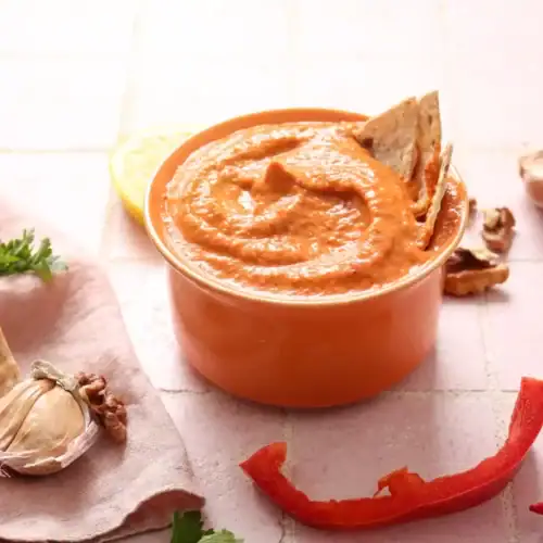 Muhammara Dip de Poivrons Rôtis au Thermomix