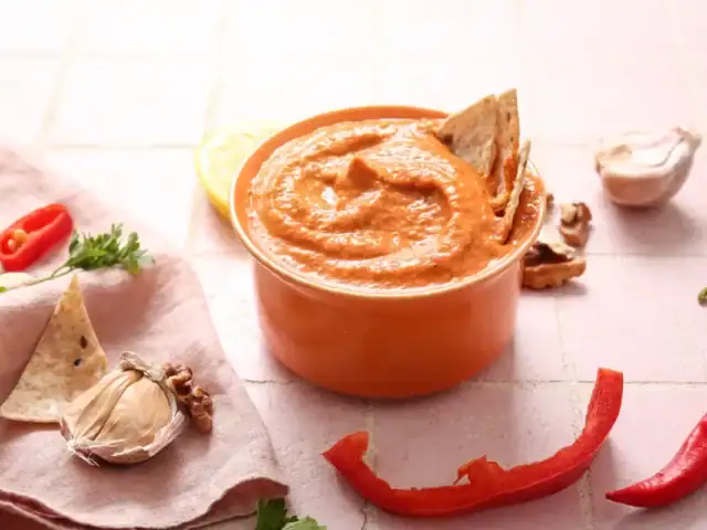 Muhammara Dip de Poivrons Rôtis au Thermomix