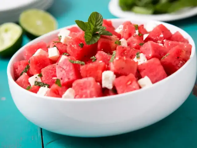 Salade de Pastèque Feta et Menthe au Thermomix