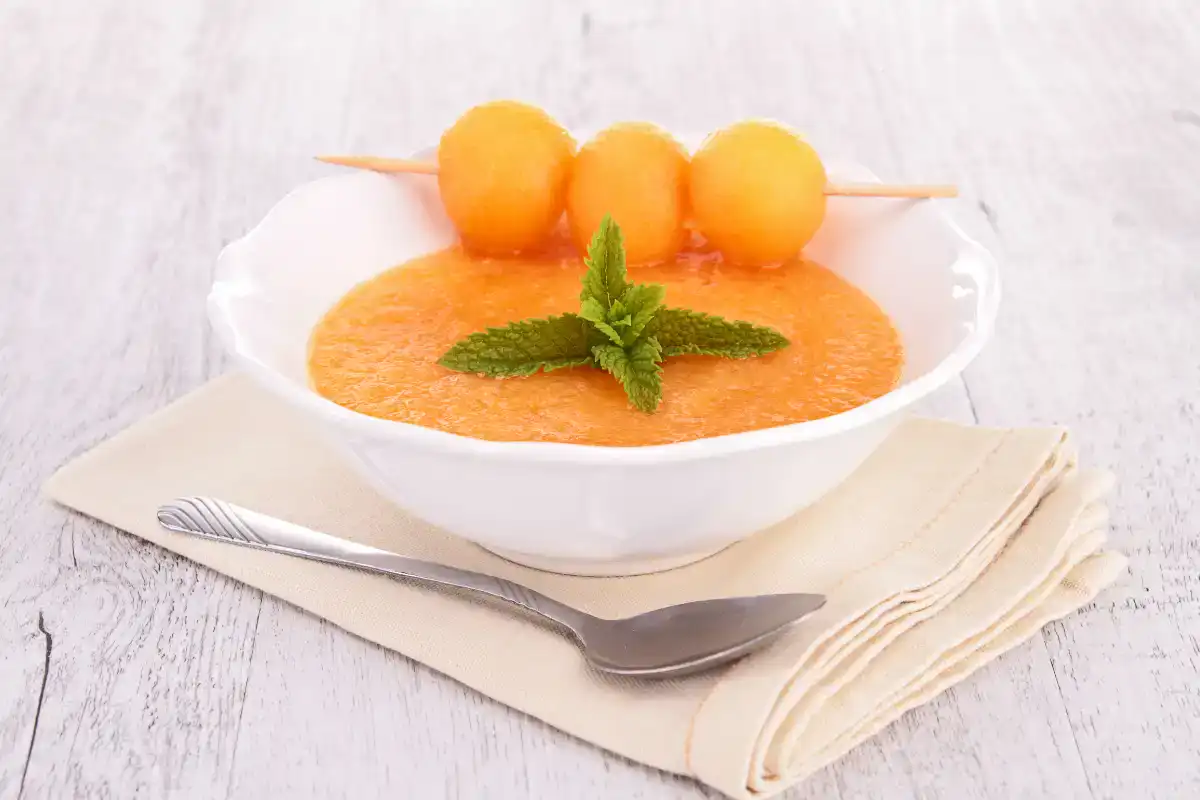 Soupe Froide de Melon et Menthe au Thermomix