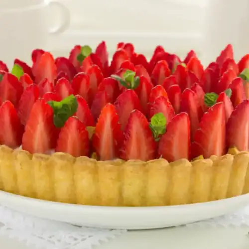 Tarte Fraise Pistache au Thermomix