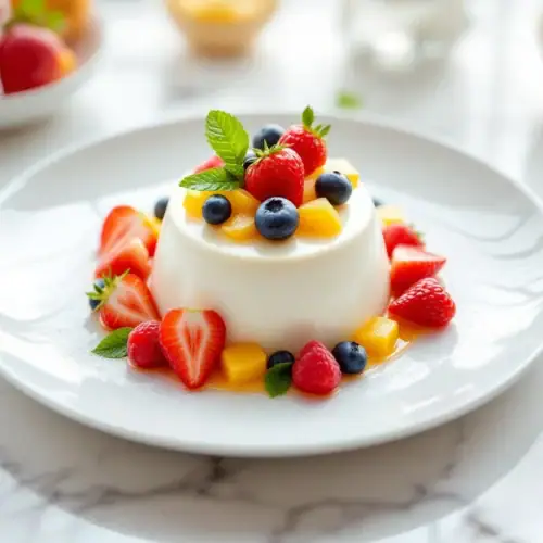 bavarois fraise au Thermomix