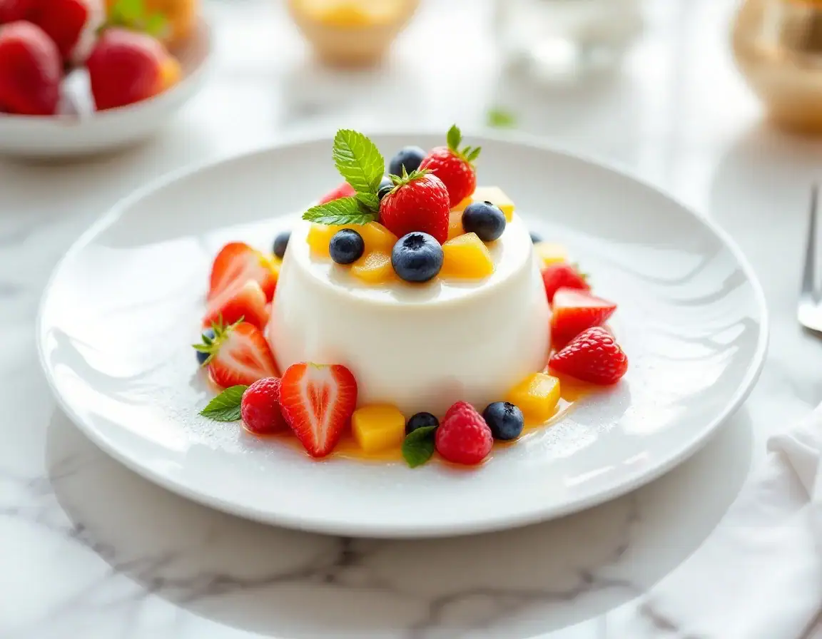 bavarois fraise au thermomix