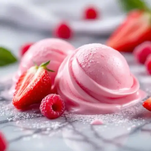 glace fruit rouge au Thermomix