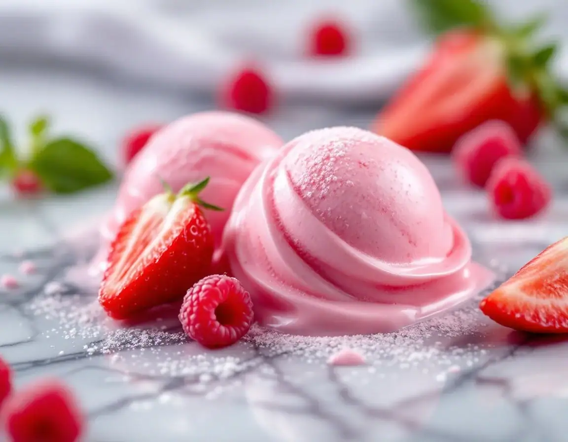 glace fruit rouge au thermomix