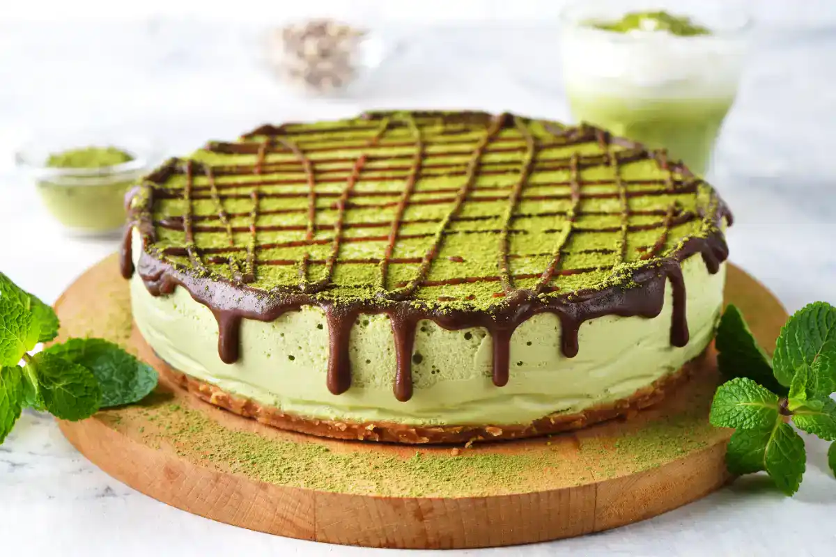 Cheesecake Matcha sans Cuisson au Thermomix