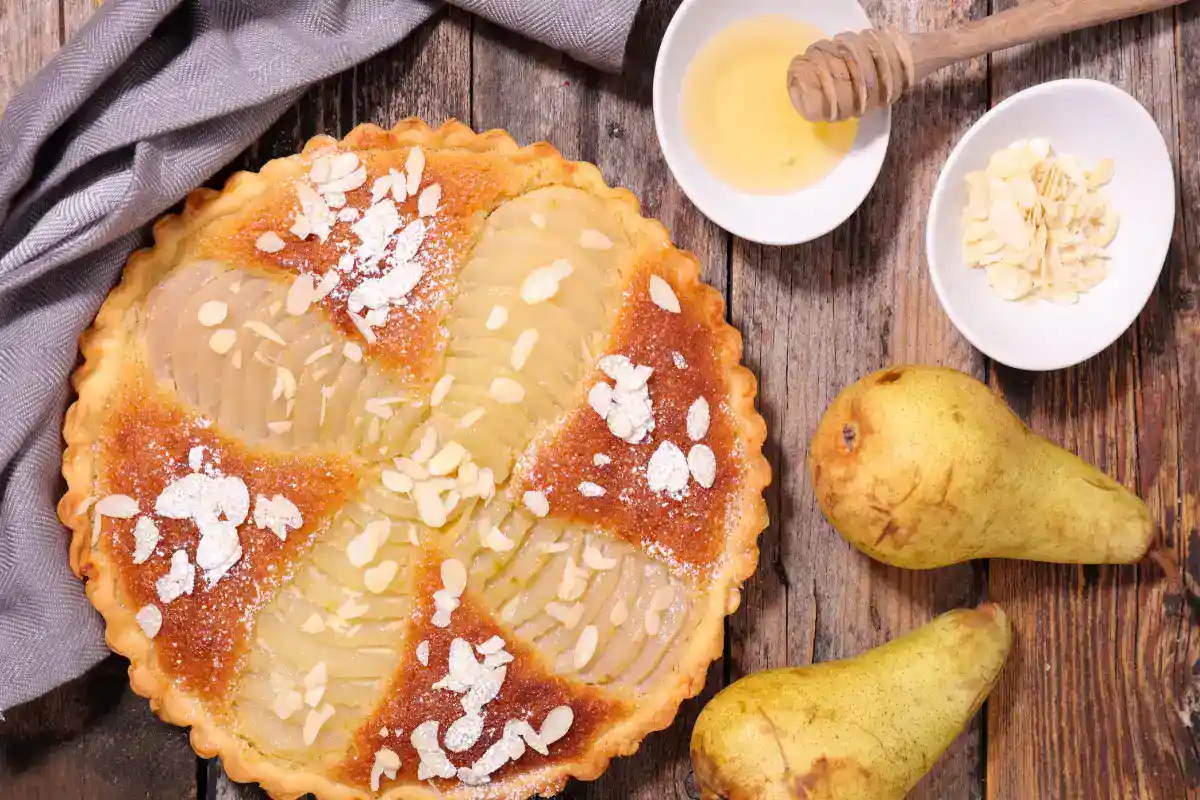 Tarte amandine aux poires de Little Mary au Thermomix