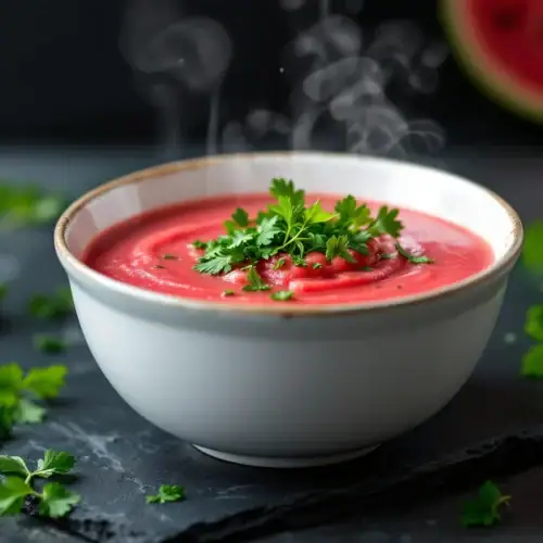 gaspacho de pastèque au Thermomix