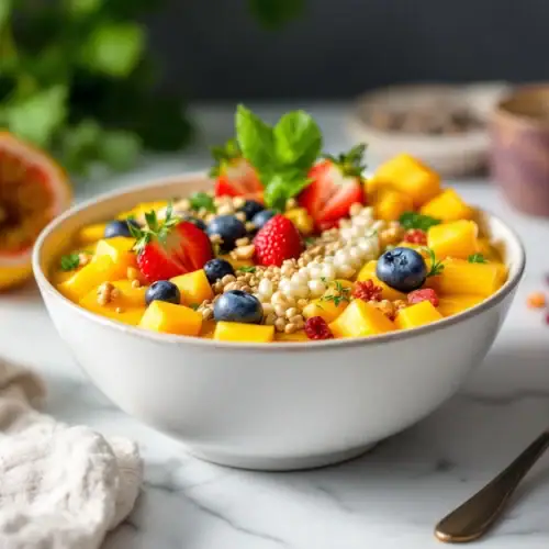 smoothie bowl mangue-passion au Thermomix