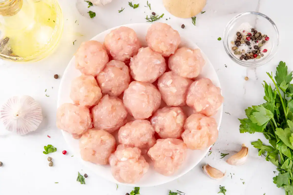Boulettes de volaille a congeler au Thermomix