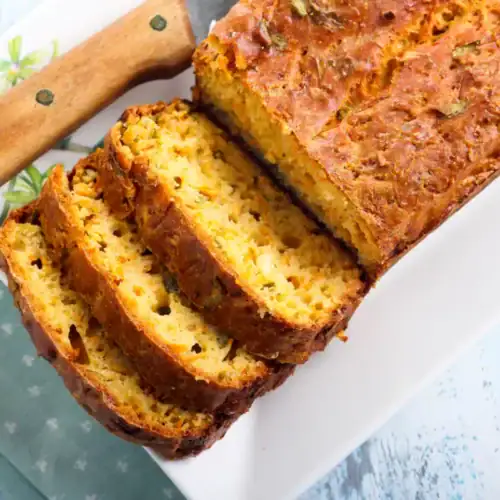 Cake sale aux légumes pour lunch box au Thermomix