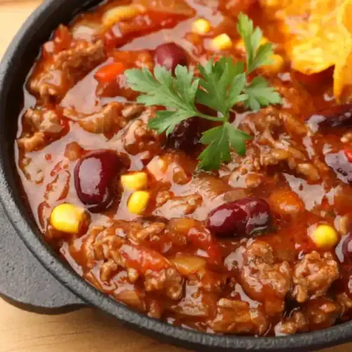 Chili sin carne en grande quantité au Thermomix